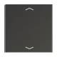 Jung AL2404TSAPAN14 button 4-way up/down top left LS/FD design aluminum anthr.