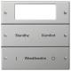 GIRA 2142602 rocker set 2f Plus described system 55 stainless steel