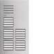 Elcom REQ020Y door station audio 20/2 2D stainless steel ONE