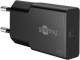 Goobay USB-C™ PD GaN Schnellladegerät Slim (20 W) schwarz