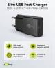 Goobay USB-C™ PD GaN Schnellladegerät Slim (20 W) schwarz