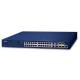 PLANET 24-Port 10/100/1000Mbps 802.3at PoE + 4-Port Gigabit
