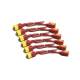 APC AP8712SX340 Netzkabel IEC 60320 C19 auf IEC 60320 C20 16 A 61 cm verriegelt rot 6er-Pack