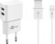 Goobay 44979 Apple Lightning dual charging set 2.4 A - power supply with 2x USB socket and Apple Lightning cable