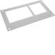 Hager M-DBLA4060 Cover plate IP40 with cable entry slots 400x600 galvanized