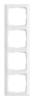 Legrand 776204 Rahmen 4-fach Creo ultraweiß