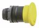 Schneider Electric ZB5AS55 Schneider mushroom push button 40mm yellow turntable. with plastic catch D22