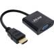 INLINE HDMI to VGA and stereo audio converter cable 1080p