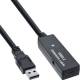 InLine® USB 3.2 Gen.1 active extension, USB-A male to USB-C female, 5m