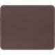 InLine® Maus-Pad Premium Kunstleder, 255x220x3mm, braun