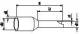 U.I. Lapp 61746502 LAPP ferrules AHK 2.5 / 8 BU, ferrule
