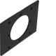 Hager GBZWC9005 Blende CEE-Steckdose Gerätebecher Zapfsäule tiefschwarz