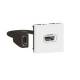 Legrand 078979L HDMI 2.0 Anschluss-einheit vorverdrähtet Mosaic ultraweiß