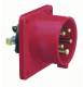 Bals 282001 Flanschgerätestecker QUICK-CONNECT gerade 16A 5p 400V 6h IP44