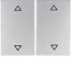 Berker 14357203 Wippe mit Aufdruck Symbol Pfeile K.5 Alu