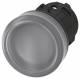 Siemens 3SU10016AA700AA0 indicator, 22mm round clear lens smoothly