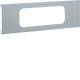 Hager BRA1203R18ELN Trim panel 3-piece for UP with frame Alu OT120 mm anodized
