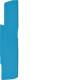 Hager KWE11B End plate for KYA04NH4 color: blue
