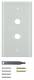 Berker 1392 glass cover 2-fold, clearly SYSTEM TS