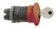 Schneider Electric ZB5AS94412 Schneider EMERGENCY STOP button 40mm red key entry. No. 421E with detent.