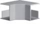 Hager LF4004047030 Inner corner hfr for LF 40x40 mm stone grey