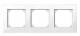 Merten 503319 M-PLAN II frame-3- polar white, glossy