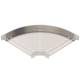 OBO Bettermann 6036630 RB 90 650 A2 Bogen 90° für Kabelrinne horizontal