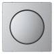 Merten MEG5250-6036 central plate with rotary knob stainless steel