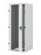Triton 48,3 cm ( 19 inch ) cabinet 15U, W600/T 600, light gray, glass door, RYA series, can be dismantled, for load 1200 kg