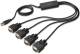 DIGITUS USB 2.0 to RS232x4 Cable 1.5M Chipset FT2232H