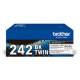 Brother Toner Doppelpack TN-242BKTWIN (ca. 2x 2500 Seiten)