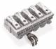 WAGO 294-5215 power connection terminal with PE latching contact L3-L2-L1-PE-N 5p white