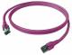 ZVK EasyLan CP1KVBVBV0100 FlexBoot Kat.6 Patchkabel geschirmt violett 10m