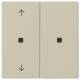 GIRA 510801 KNX RF control panel 2f arrows System 55 cream white
