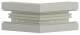 Hager BR8517039016 outside corner base profile for BR 85x170mm OT 80mm traffic white