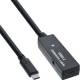 InLine® USB 3.2 Gen.1 Aktiv-Verlängerung, USB-C Stecker an USB-C Buchse, 5m