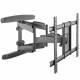 Startech.com FPWARTB2 TV Wandhalterung Vollbeweglich Heavy Duty Stahl unterstützt 32 bis 177,8 cm ( 70 Zoll ) LED LCD Flachbildfernseher bis 45 kg