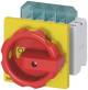 Siemens 3LD20032EP53 3LD2003-2EP53 Haupt-/Not-Aus-Schalter P/AC-23A bei 400 V = 7,5 kW, 1 S+1 Ö, Vierlochbasis