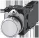 Siemens 3SU11500AB601FA0 3SU1150-0AB60-1FA0 pushbutton 22 mm round white pushbutton S+Ö