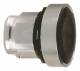 Schneider Electric ZB4BH02 Pushbutton flat black with detent, chrome