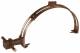 Dehn + Soehne 204127 Our concern verstellb Roof conductor holder, m. DEHNsnap H 36mm K-brown f. 8mm Rd