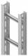 Niedax STIC 86/903 climbing ladder heavy 80x980x6000mm 1kN fire-retardant DIN EN ISO 1461