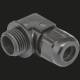 Kaiser 5215.20.40.13 right-angle cable gland 90° Kst. M20 black RAL9005 D:9-13 mm