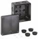 Spelsberg 49190601 junction box black, 110x110x67mm IP65 Abox-i 060-L/sw
