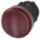 Siemens 3SU10016AA200AA0 Leuchtmelder 22mm rund rot Linse glatt
