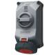 Mennekes 5814406T wall socket DUOi R 32A 4P 6h 400V IP69