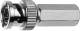 Telegärtner 100023451 J01002A0015 BNC cable connector, TWIST-ON G2 (RG59B / U) RG62A / U