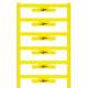 Hager KR01MA Blitz-Markierer für 2,5–10 mm² Reihenklemmen – 4 Bögen à 12 Stück