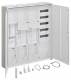 Hager ZB34SET25LS Komplettschrank 2ZP/RES/SG/VF5rh/APZ eHZ 1100x1050x205mm