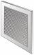 Helios Ventilatoren 60322 Helios LG2020W Wetterschutzgitter 200x200mm weiß